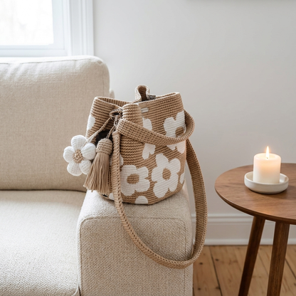 Crochet Flower Bag by June