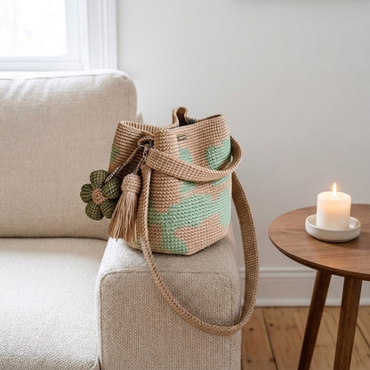 Crochet Flower Bag by June
